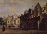 Jan van der Heyden Baroque palaces and the Cathedral oil painting artist